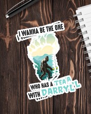 I Wanna Be The One Tea Daryl Sticker - 2 pack (Vertical) aos-sticker-2-pack-vertical-lifestyle-front-05