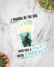 I Wanna Be The One Tea Daryl Sticker - 2 pack (Vertical) aos-sticker-2-pack-vertical-lifestyle-front-06