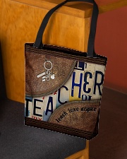 Teacher leather pattern print All-over Tote aos-all-over-tote-lifestyle-front-02