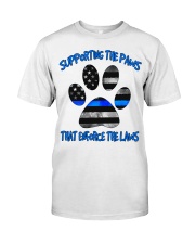 Supporting The Paws Classic T-Shirt front