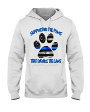 Supporting The Paws Hooded Sweatshirt tile