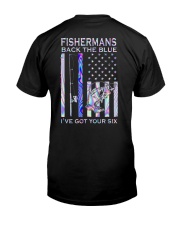 Fishing Back The Blue 2 Side Classic T-Shirt back