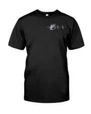 Fishing Back The Blue 2 Side Classic T-Shirt front