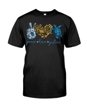 Peace Love Ocean Classic T-Shirt front