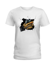 Cat 289 skid steer Ladies T-Shirt tile