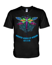 Whisper Words V-Neck T-Shirt tile