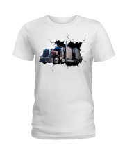 Truck Crack-V3 Ladies T-Shirt tile