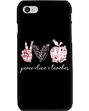 Peace Love Teacher Phone Case tile