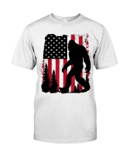 Bigfoot Sasquatch I Believe Tshirt Patriot Americ Classic T-Shirt tile