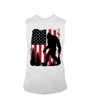 Bigfoot Sasquatch I Believe Tshirt Patriot Americ Sleeveless Tee tile