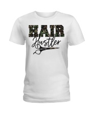 Hairdresser Hair Hustler Ladies T-Shirt tile