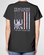 Teachers Back The Red 2 Sides Ladies T-Shirt garment-tshirt-ladies-back-01