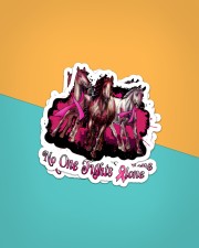 Horse No One Fights Alone Sticker - 2 pack (Horizontal) aos-sticker-2-pack-horizontal-lifestyle-front-02