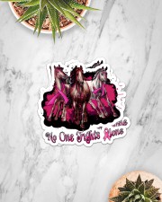 Horse No One Fights Alone Sticker - 2 pack (Horizontal) aos-sticker-2-pack-horizontal-lifestyle-front-06