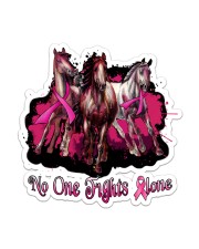 Horse No One Fights Alone Sticker tile