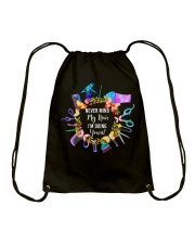 Mind My Hair Drawstring Bag tile