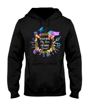 Mind My Hair Hooded Sweatshirt tile