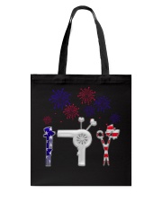 Hairdresser American Independence Day Tote Bag tile