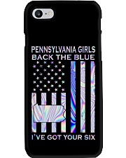 Pennsylvania Girls Back The Blue Phone Case tile