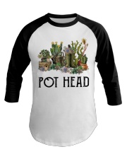 Garden Pot Head Succulent Baseball Tee tile