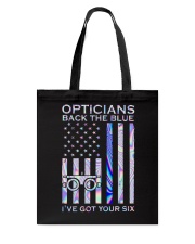 Opticians Back The Blue 2 Sides Tote Bag tile