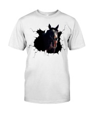 Custom Horse Laughing Classic T-Shirt front