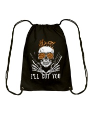 Hairdresser I'Ll Cut You Drawstring Bag tile