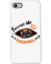 Black Cat - Is It Halloween Yet Phone Case tile