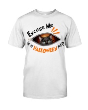 Black Cat - Is It Halloween Yet Classic T-Shirt tile
