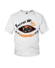 Black Cat - Is It Halloween Yet Youth T-Shirt tile