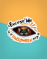 Black Cat - Is It Halloween Yet Sticker - 2 pack (Horizontal) aos-sticker-2-pack-horizontal-lifestyle-front-02
