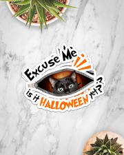 Black Cat - Is It Halloween Yet Sticker - 2 pack (Horizontal) aos-sticker-2-pack-horizontal-lifestyle-front-06