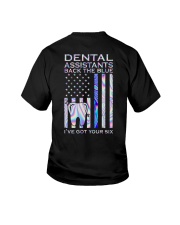 Dental Assistants Back The Blue 2 Sides Youth T-Shirt tile