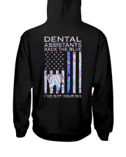 Dental Assistants Back The Blue 2 Sides Hooded Sweatshirt tile
