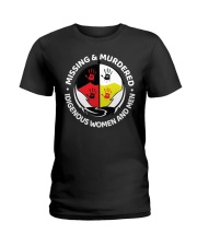 Missing Murdered Idigenous Women and Men Ladies T-Shirt tile