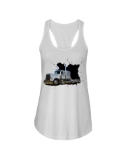 Peterbilt Tractor Crack Ladies Flowy Tank tile