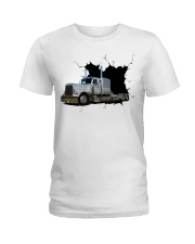 Peterbilt Tractor Crack Ladies T-Shirt tile