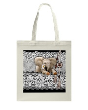 Elephant Amigurumi Leather Tote Bag tile