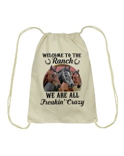 Welcome To The Ranch Drawstring Bag tile