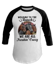 Welcome To The Ranch Baseball Tee tile