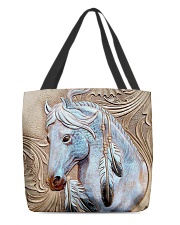 Horse Native Vintage All-over Tote front
