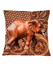 Elephant Feather v2 Square Pillowcase tile