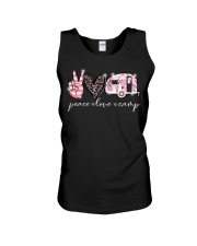 Peace Love Camp Unisex Tank tile