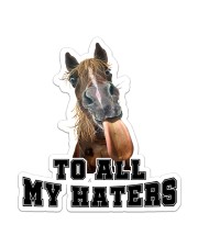 Horse To All My Haters Sticker - Single (Vertical) front