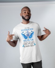 To My Husband In Heaven Classic T-Shirt apparel-classic-tshirt-lifestyle-front-32