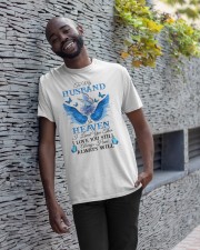 To My Husband In Heaven Classic T-Shirt apparel-classic-tshirt-lifestyle-front-33