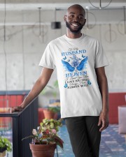 To My Husband In Heaven Classic T-Shirt apparel-classic-tshirt-lifestyle-front-34