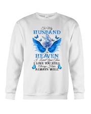 To My Husband In Heaven Crewneck Sweatshirt tile