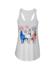 Independence Day Ladies Flowy Tank tile