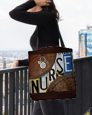 Nurse respect caring courage All-over Tote aos-all-over-tote-lifestyle-front-05